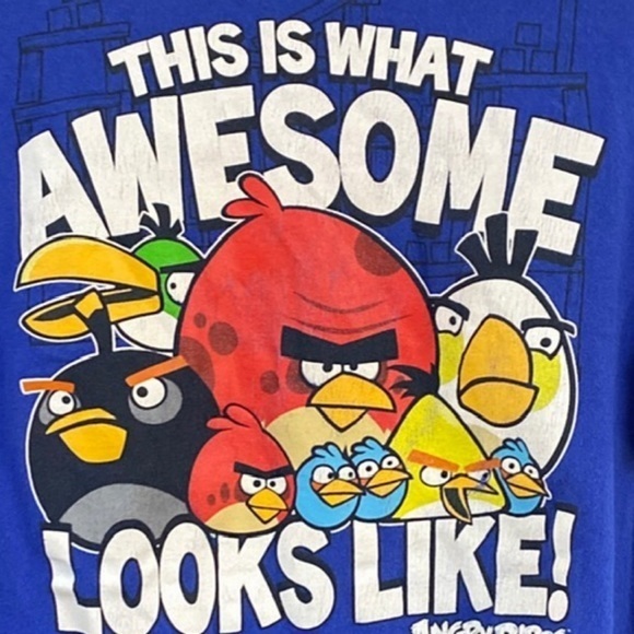 Child's This Is What Awesome Looks Like Angry Birds Tee-Shirt - Picture 3 of 15